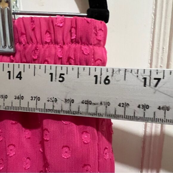 HAVER London Women's XL Hot Pink Tiered Ruffle Mini Skirt Balletcore - Picture 6 of 7